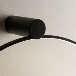 Sklep Kaja Czarna obręcz sufitowa plafon 4000K ⌀60cm 10865 CIRCOLO LED | Kaja* Plafony Nowoczesne|Lampy Led