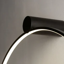 Sklep Kaja Czarna obręcz sufitowa plafon 4000K ⌀60cm 10865 CIRCOLO LED | Kaja* Plafony Nowoczesne|Lampy Led