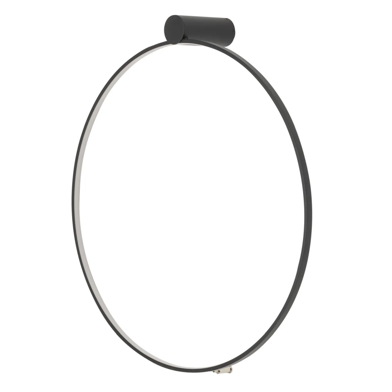 Sklep Kaja Czarna obręcz sufitowa plafon 4000K ⌀60cm 10865 CIRCOLO LED | Kaja* Plafony Nowoczesne|Lampy Led