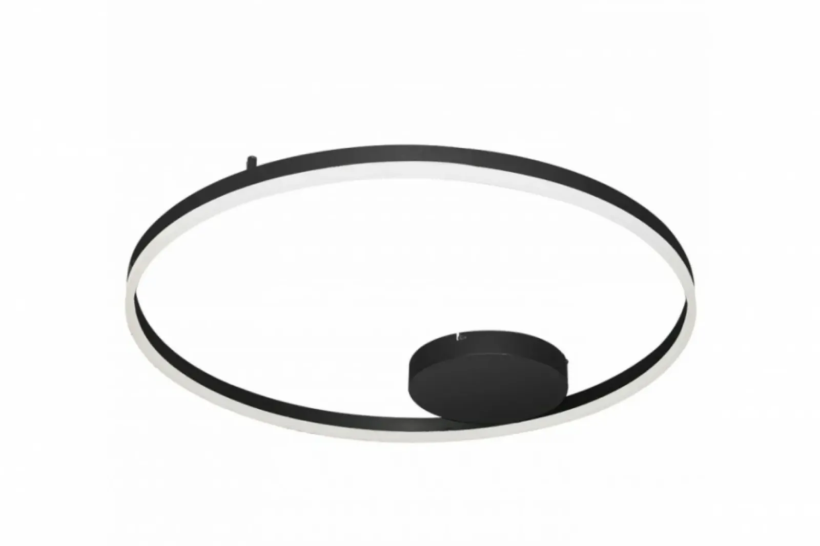 Sklep Kaja Czarna okrągła lampa sufitowa LED pierścień AZ4703 HALO | Kaja czarny Clearance