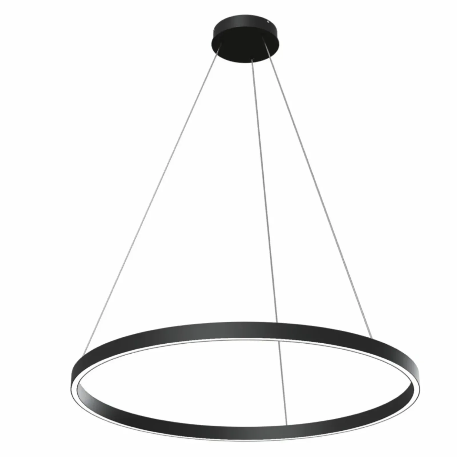 Sklep Kaja Czarna, okrągła lampa wisząca ⌀80cm MOD058PL-L42B4K RIM | Kaja Flash Sale