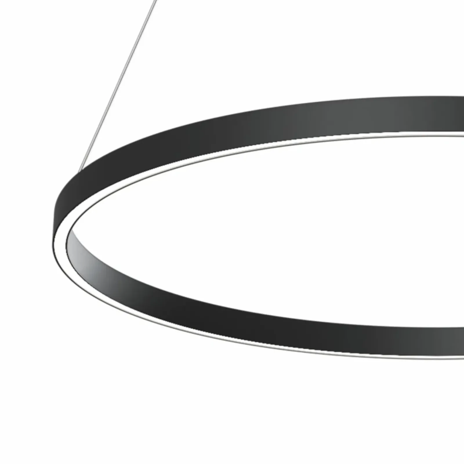 Sklep Kaja Czarna, okrągła lampa wisząca ⌀80cm MOD058PL-L42B4K RIM | Kaja Flash Sale