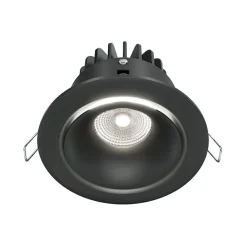 Sklep Kaja Czarna oprawa wpustowa LED 4000K 830lm DL031-L12W4K-B z serii YIN* Lampy Led|Oprawy Podtynkowe