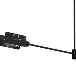 Sklep Kaja Czarna, ozdobna lampa sufitowa, na dwie żarówki MLP8678 z serii ASTRA | Kaja Ośw Discount