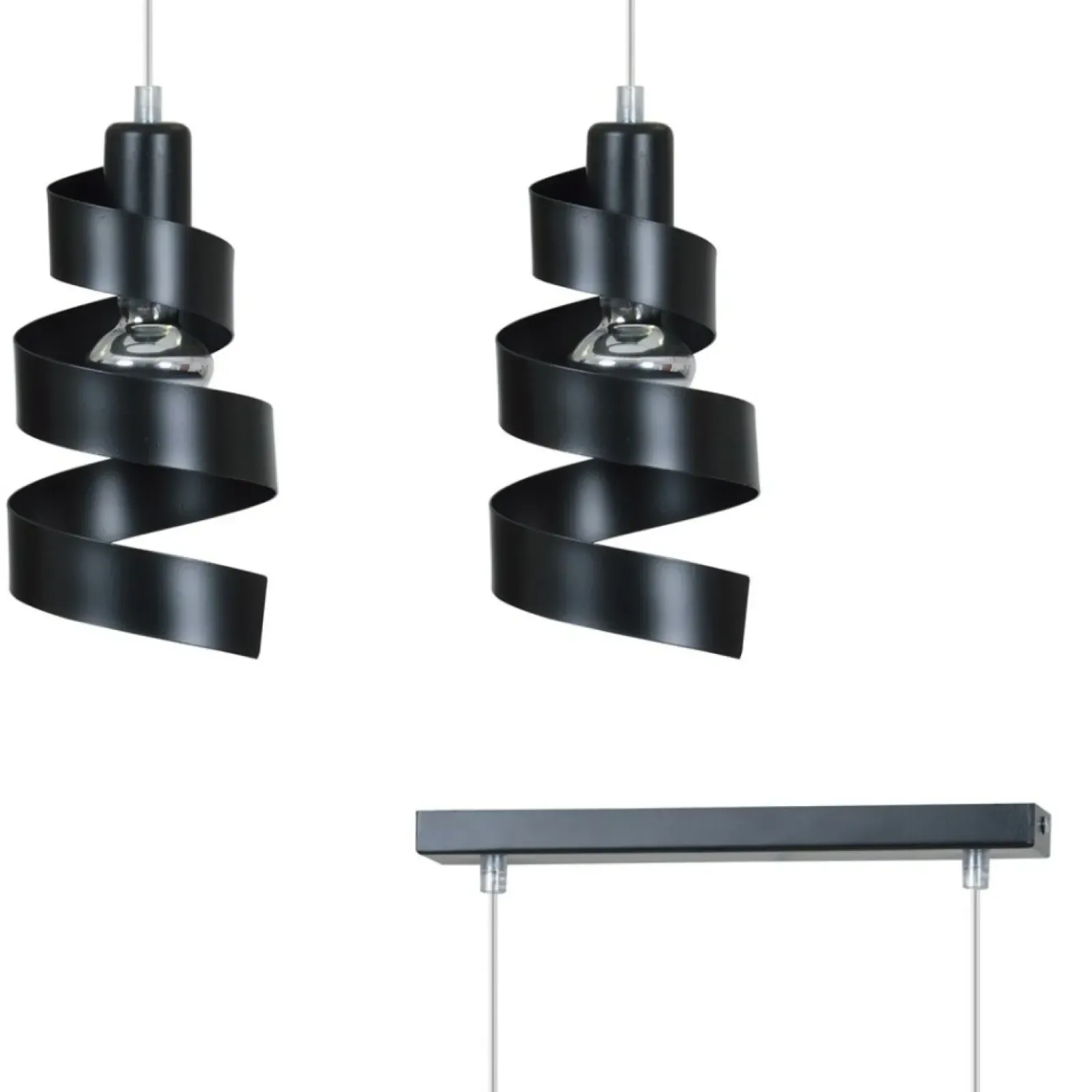 Sklep Kaja Czarna, ozdobna lampa wisząca do sypialni 352/2 SAGA | Kaja czarny Best Sale