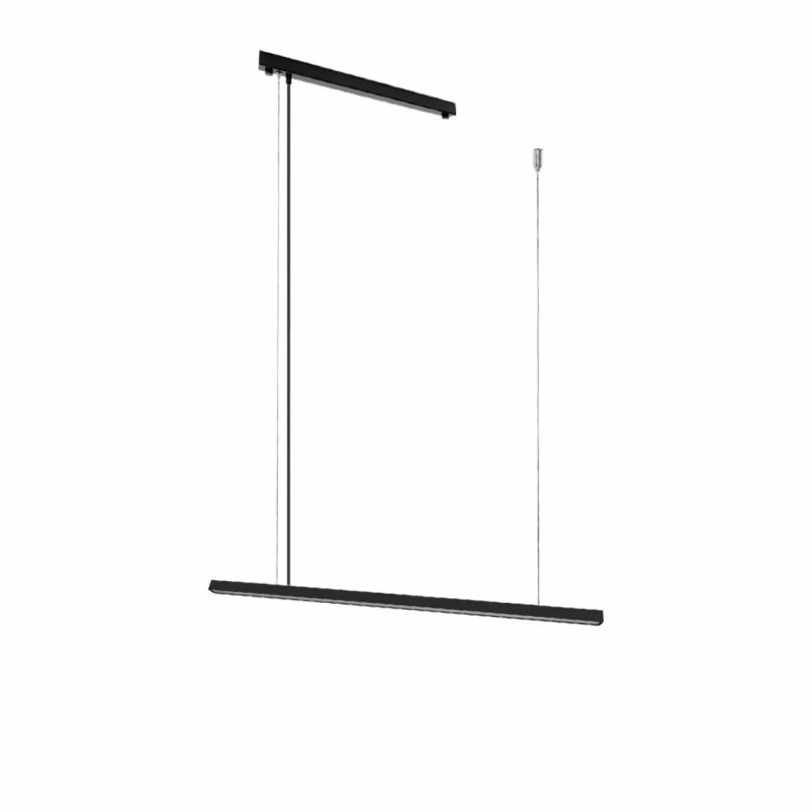 Sklep Kaja Czarna, pozioma listwa wisząca LED 90cm 4000K ANT 8652 HANAWA | Kaja Clearance