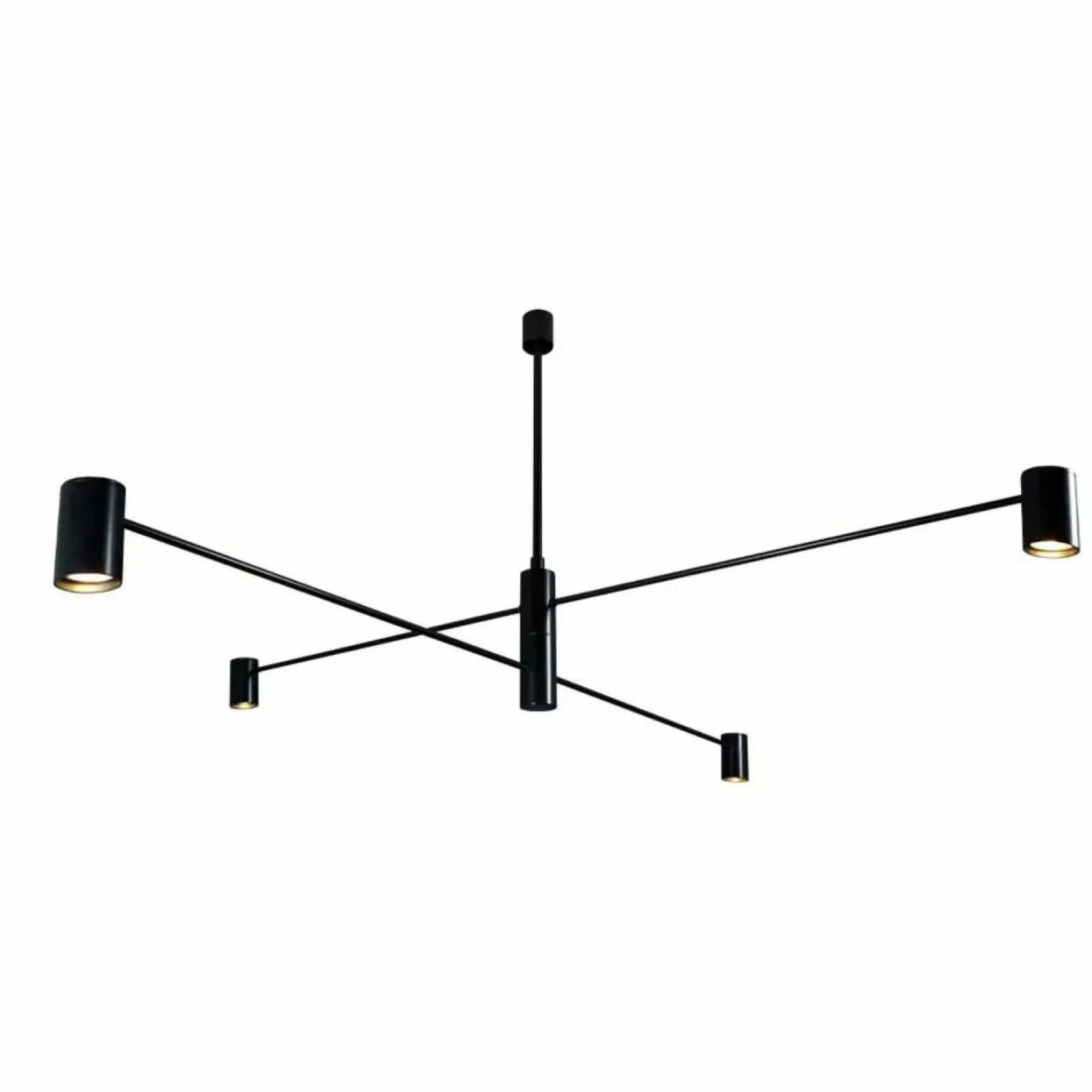 Sklep Kaja Czarna, prosta lampa wisząca ze spotami ANT 5636 DAKATA | Kaja Flash Sale