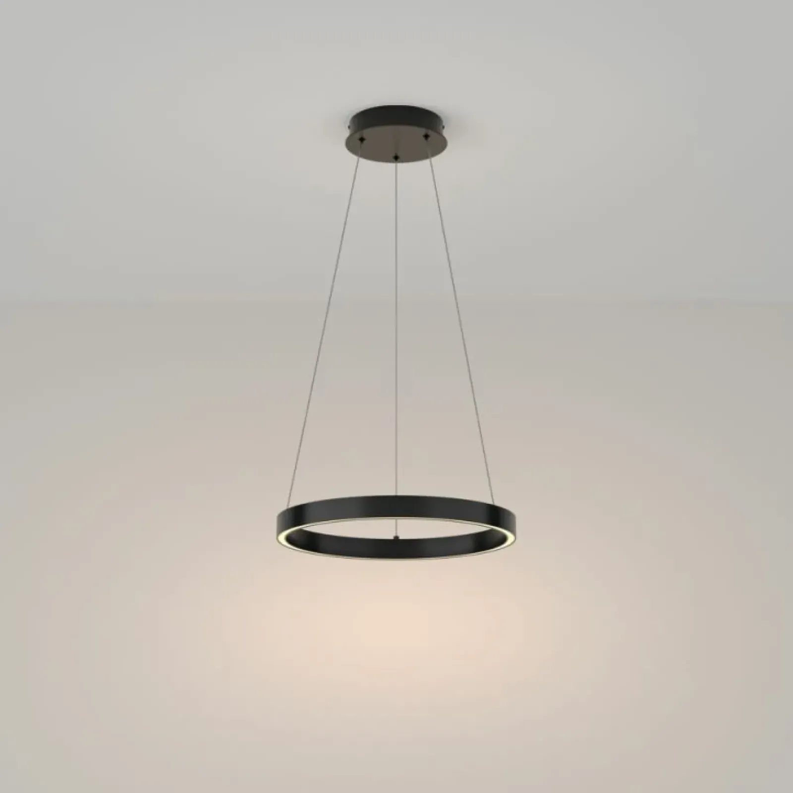 Sklep Kaja Czarna, regulowana lampa wisząca LED MOD058PL-L22B3K z serii RIM Best Sale