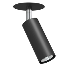 Sklep Kaja Czarna, ruchoma tuba podtynkowa ⌀4cm GU10/MR11 ANT 3252 ACE* Oprawy Podtynkowe
