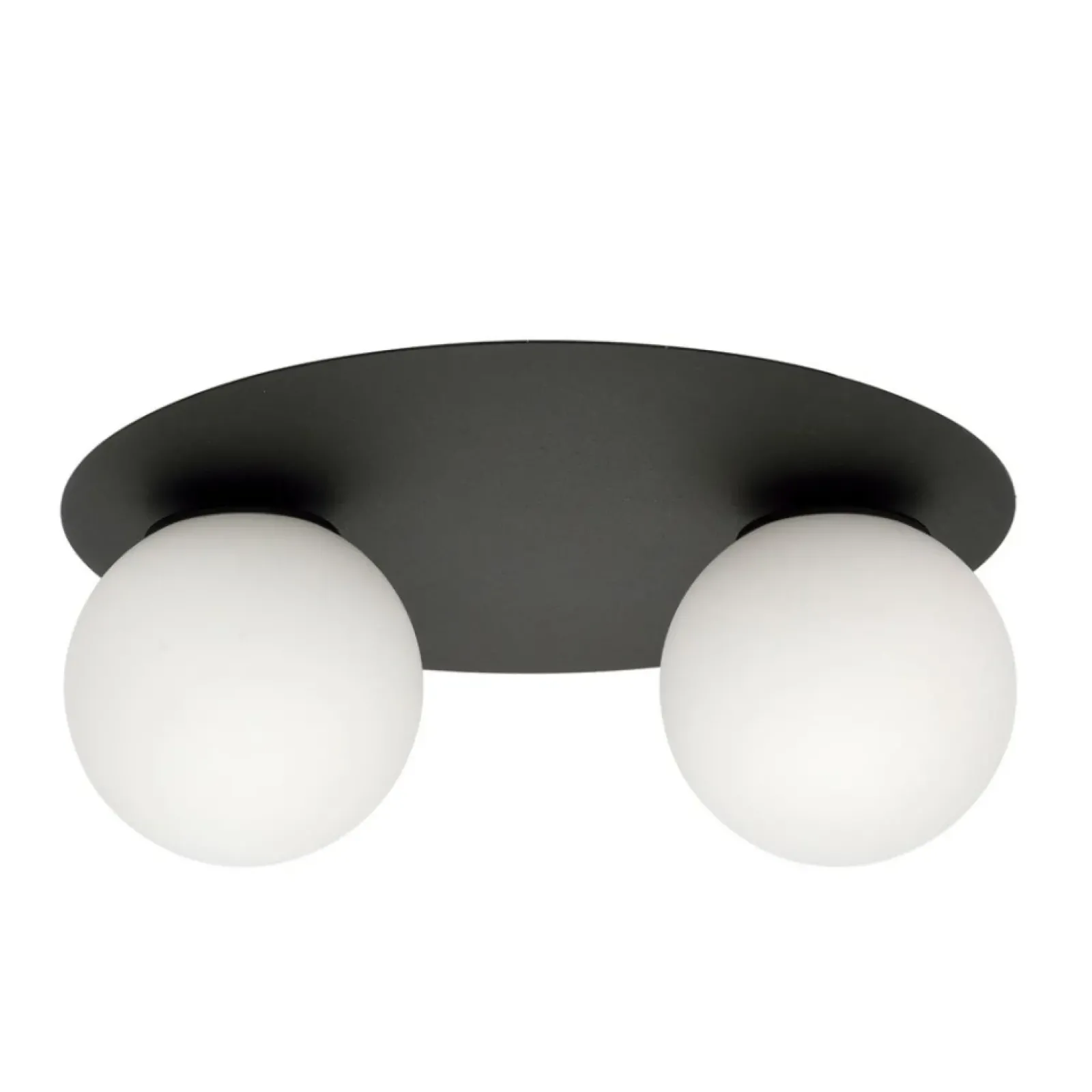Sklep Kaja Czarna tarcza natynkowa z białymi kloszami 1127/2 SOLAR | Kaja Cheap