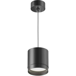 Sklep Kaja Czarna tuba, lampa wisząca, trzonek GX53 P088PL-GX53-B z serii POLAR czarny Store