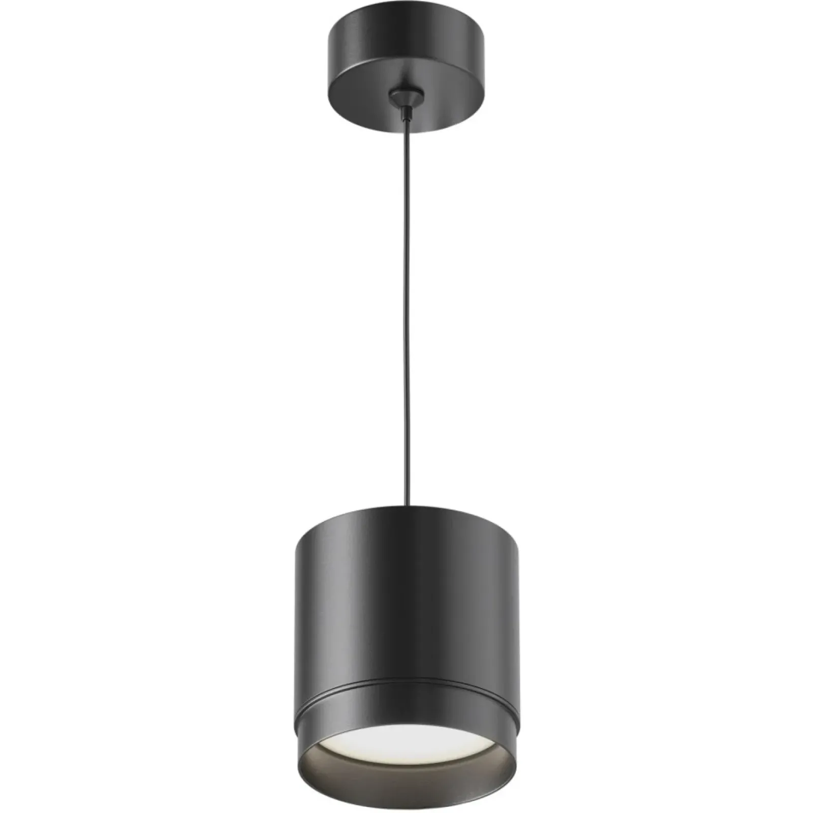 Sklep Kaja Czarna tuba, lampa wisząca, trzonek GX53 P088PL-GX53-B z serii POLAR czarny Store