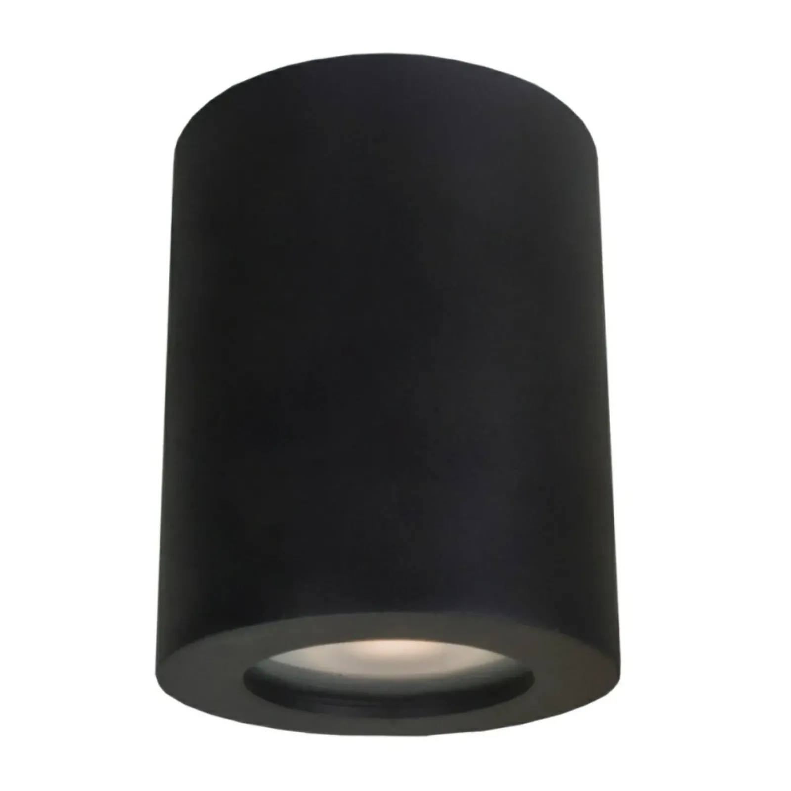 Sklep Kaja Czarna tuba natynkowa oczko GU10 IT8005R1-BK FAUSTO | Kaja Oświetlenie* Lampy Do Łazienki