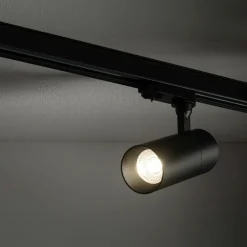 Sklep Kaja Czarna tuba spot do szyny trójfazowej 10399 CTLS TINOS LED | Kaja* Szynoprzewody Podtynkowe|Szynoprzewody Natynkowe