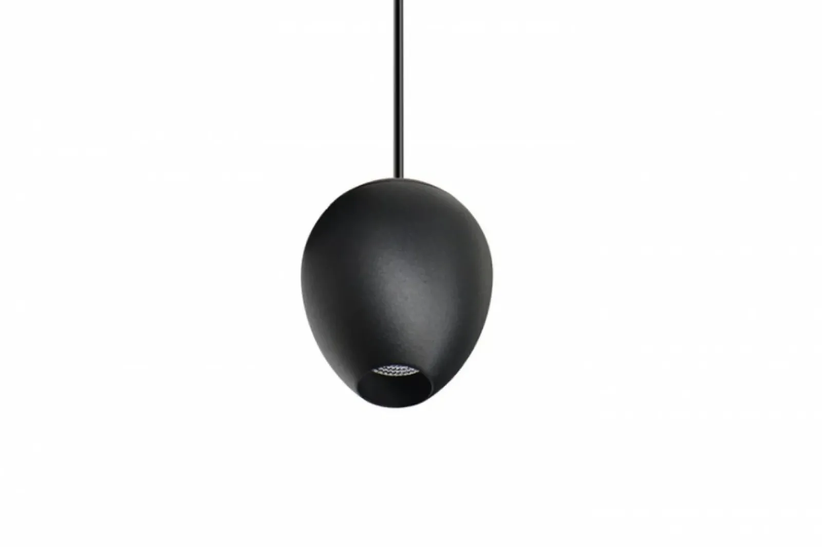 Sklep Kaja Czarna wąska lampa wisząca LED do jadalni AZ3095 OVUM | Kaja czarny Outlet