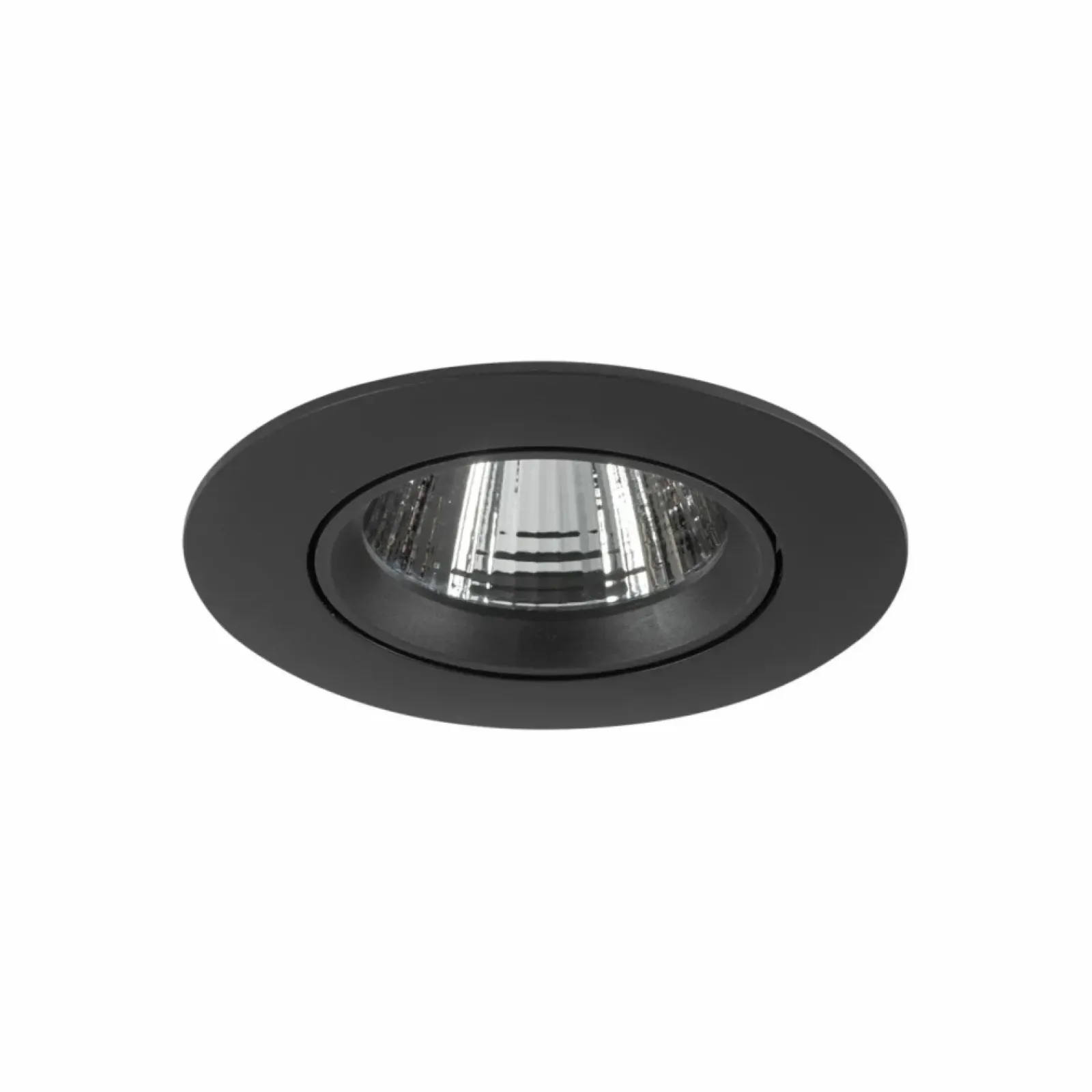 Sklep Kaja Czarne oczko podtynkowe LED 5W 4000K ⌀9cm 10550 EGINA LED | Kaja* Lampy Led|Oprawy Podtynkowe