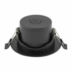 Sklep Kaja Czarne oczko podtynkowe LED 5W 4000K ⌀9cm 10550 EGINA LED | Kaja* Lampy Led|Oprawy Podtynkowe