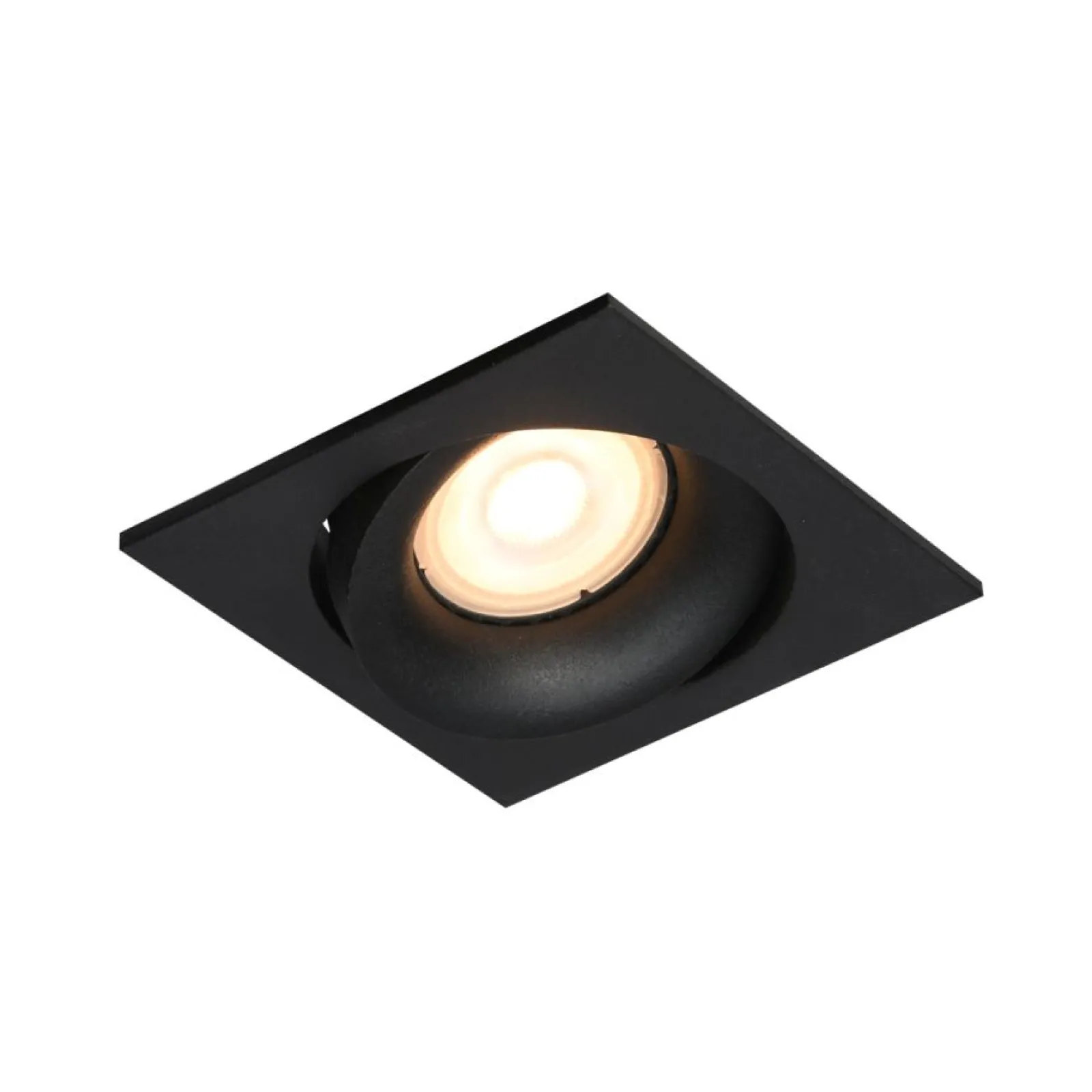 Sklep Kaja Czarne oczko wpustowe, ruchome światło DL-26451-GU10-BK PONAR | Kaja* Oprawy Podtynkowe