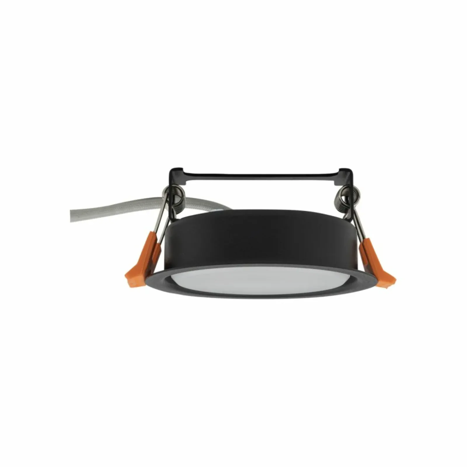 Sklep Kaja Czarne, okrągłe oczko podtynkowe GX53 ⌀9,5cm 10841 UNO | Kaja* Oprawy Podtynkowe