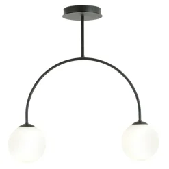 Sklep Kaja Czarno-biała, klasyczna lampa sufitowa, do salonu 1288/2 z serii ARCHI Sale