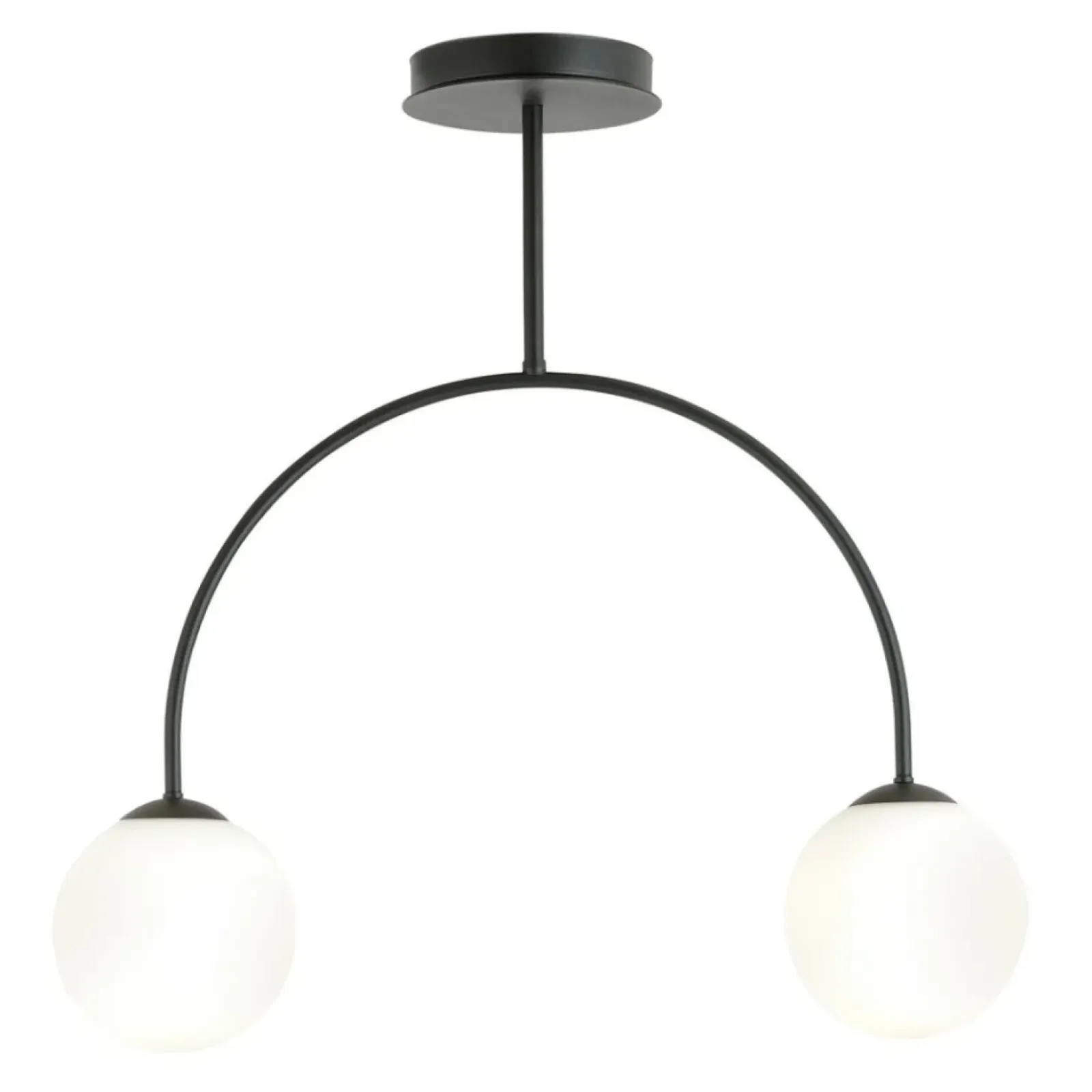 Sklep Kaja Czarno-biała, klasyczna lampa sufitowa, do salonu 1288/2 z serii ARCHI Sale