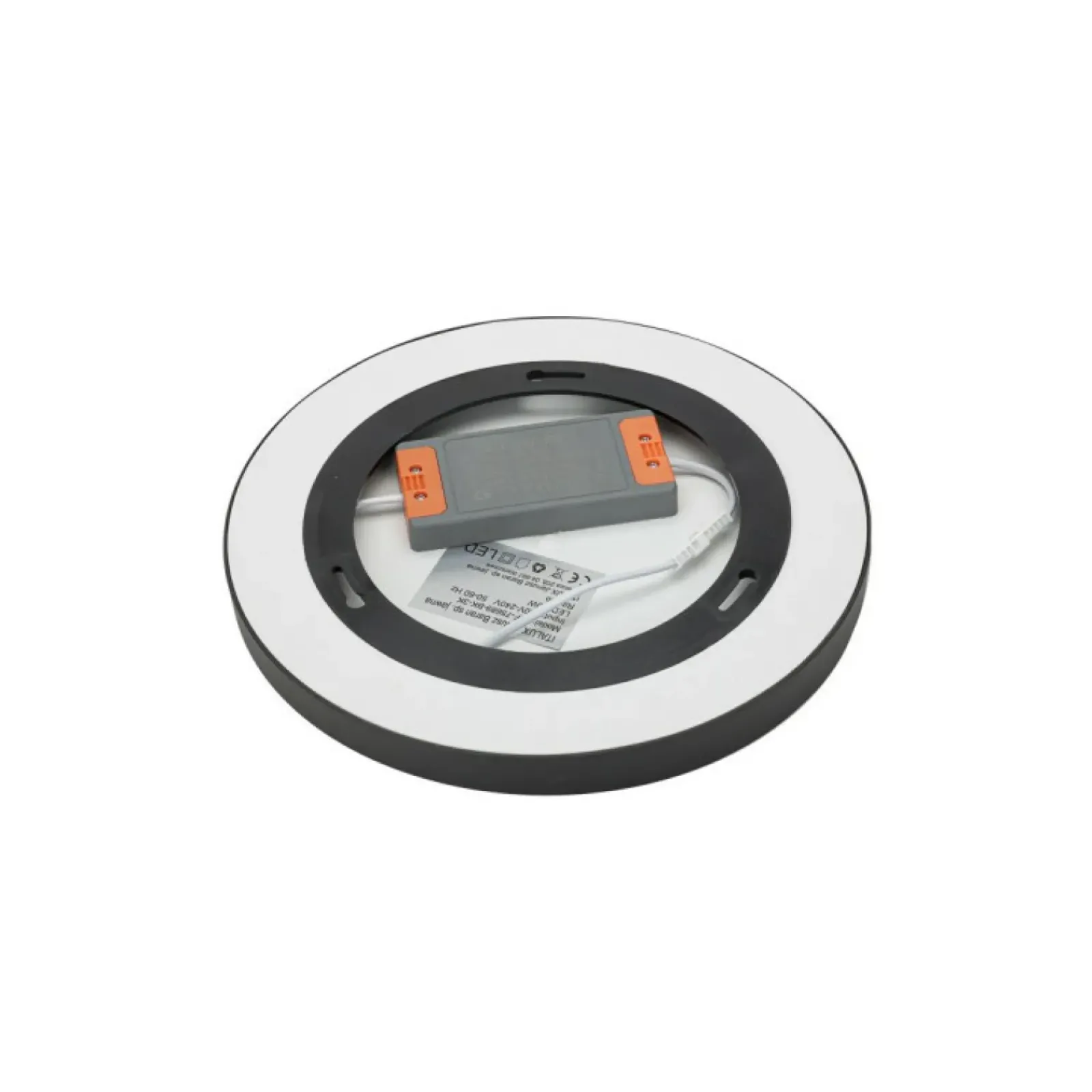 Sklep Kaja Czarno-biała lampa LED ⌀28cm 4000K PLF-75689-BK-4K z serii RIBERIO* Lampy Led|Plafony Nowoczesne