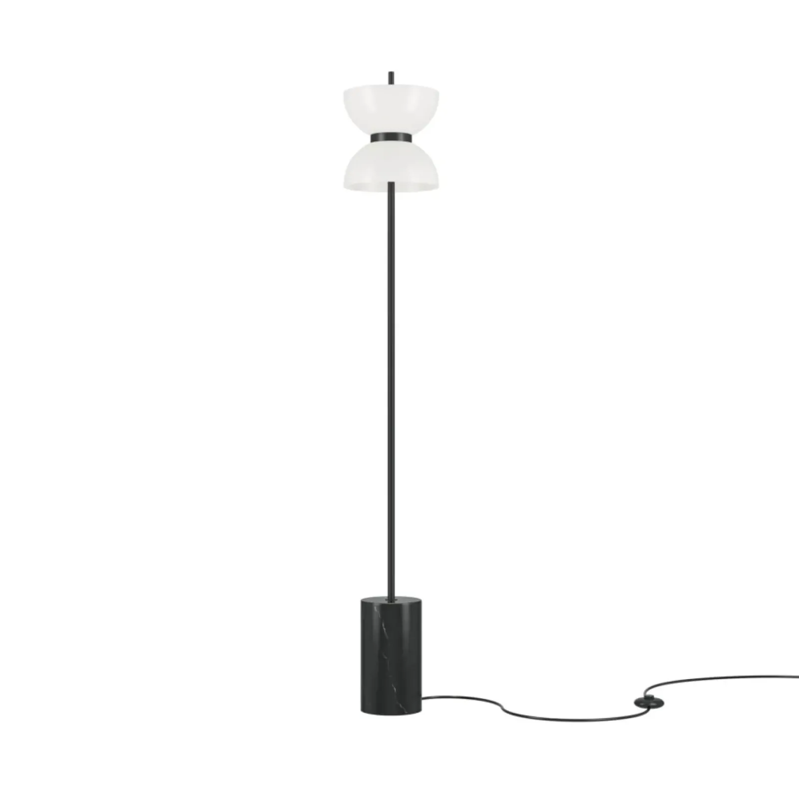 Sklep Kaja Czarno-biała lampa podłogowa LED MOD178FL-L11B3K z serii KYOTO* Lampy Led