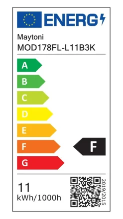 Sklep Kaja Czarno-biała lampa podłogowa LED MOD178FL-L11B3K z serii KYOTO* Lampy Led