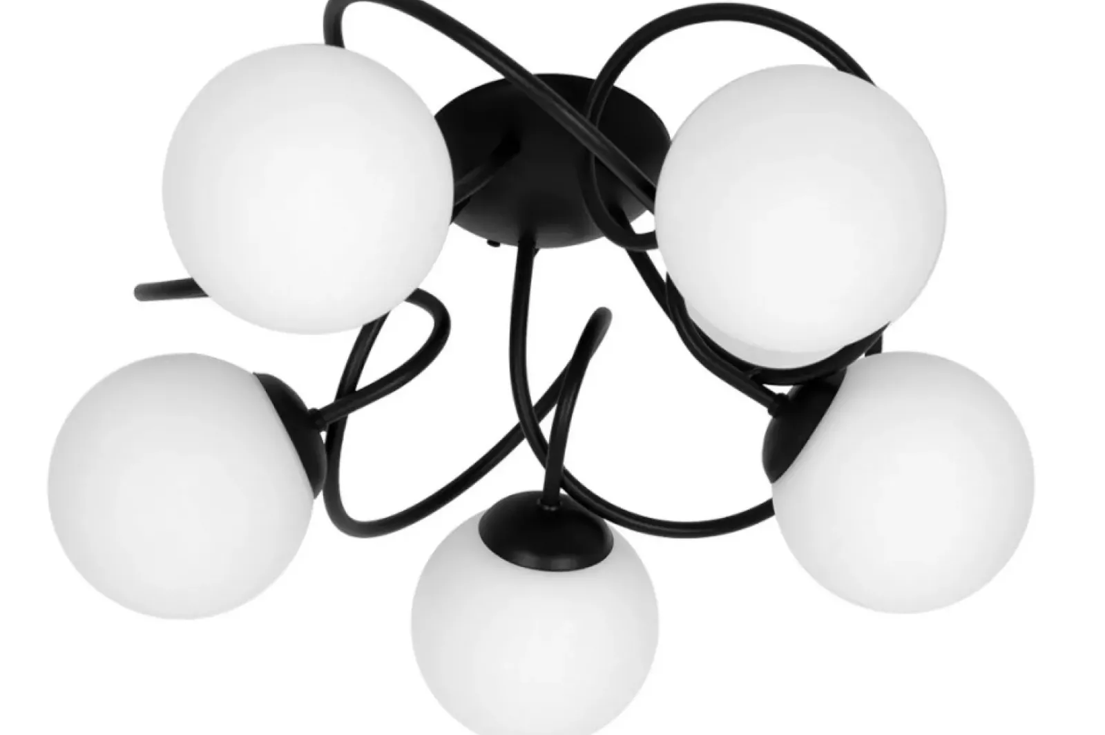 Sklep Kaja Czarno-biała lampa sufitowa w stylu klasycznym K-5351 z serii NELA Outlet