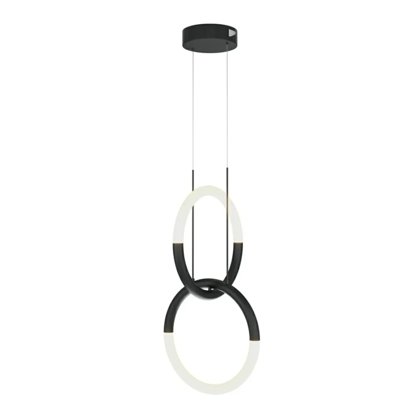 Sklep Kaja Czarno-biała lampa wisząca LED MOD165PL-L18B3K z serii NODE | Kaja czarny Cheap