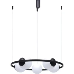 Sklep Kaja Czarno-biała lampa wisząca w stylu klasycznym 5011 z serii ORBIT Flash Sale