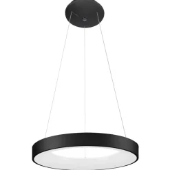 Sklep Kaja Czarno-biała obręcz wisząca LED 48cm 4000K 5304-840RP-BK-4 - GIULIA Sale