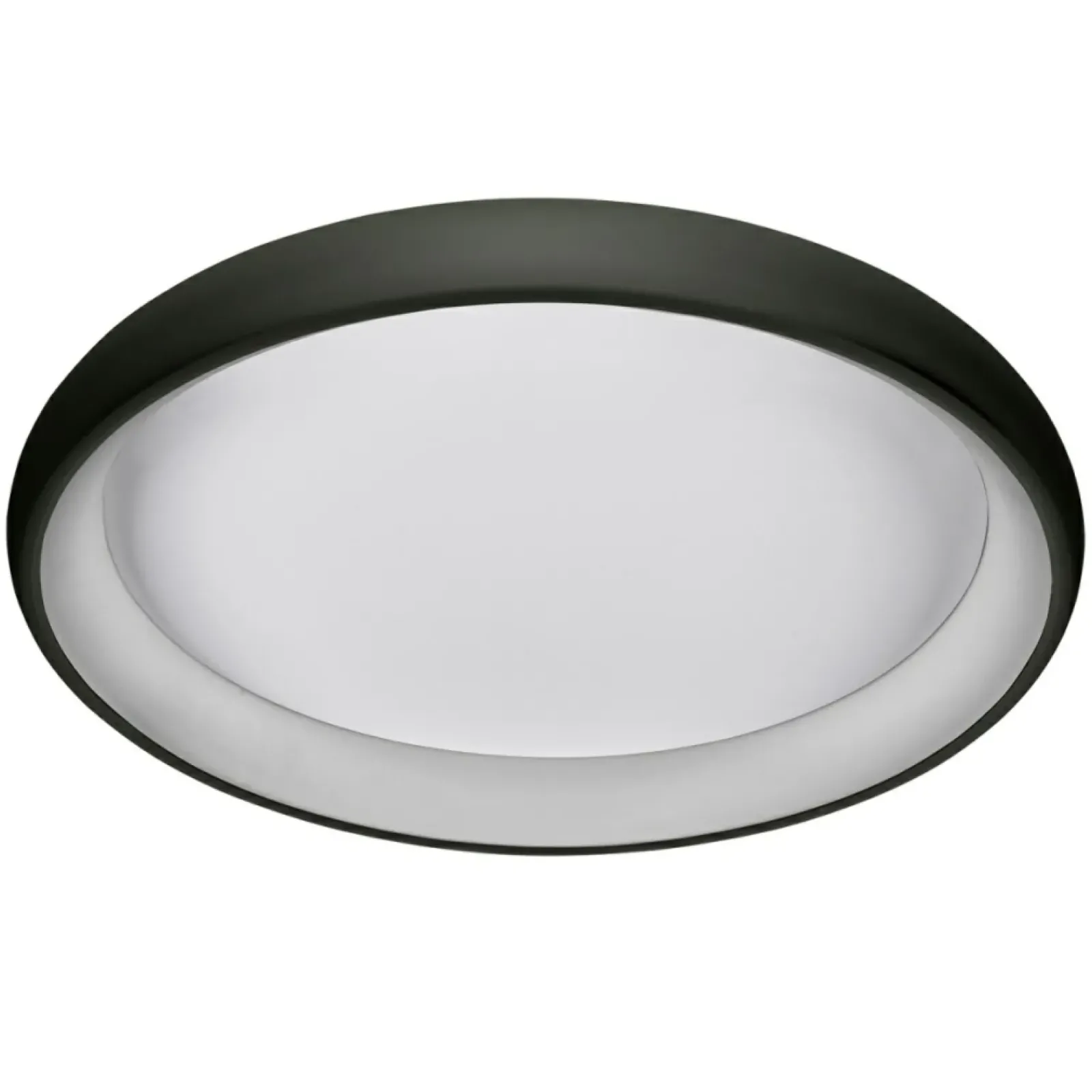 Sklep Kaja Czarno-biały plafon LED ⌀61cm 5280-850RC-BK-3 ALESSIA | Kaja* Lampy Led|Plafony Nowoczesne