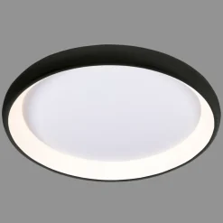 Sklep Kaja Czarno-biały plafon LED ⌀61cm 5280-850RC-BK-3 ALESSIA | Kaja* Lampy Led|Plafony Nowoczesne