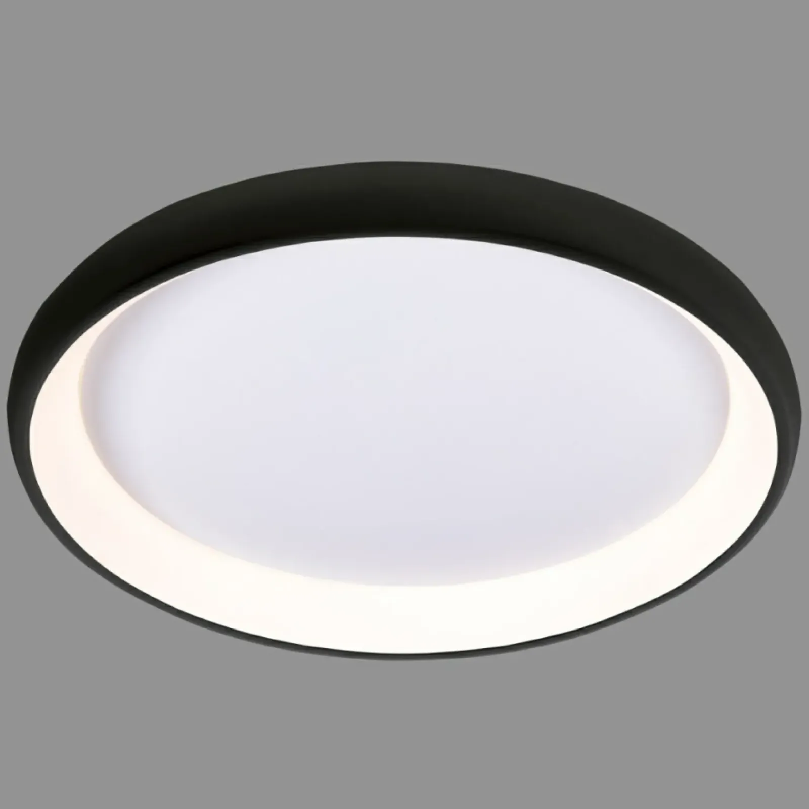 Sklep Kaja Czarno-biały plafon LED ⌀61cm 5280-850RC-BK-3 ALESSIA | Kaja* Lampy Led|Plafony Nowoczesne