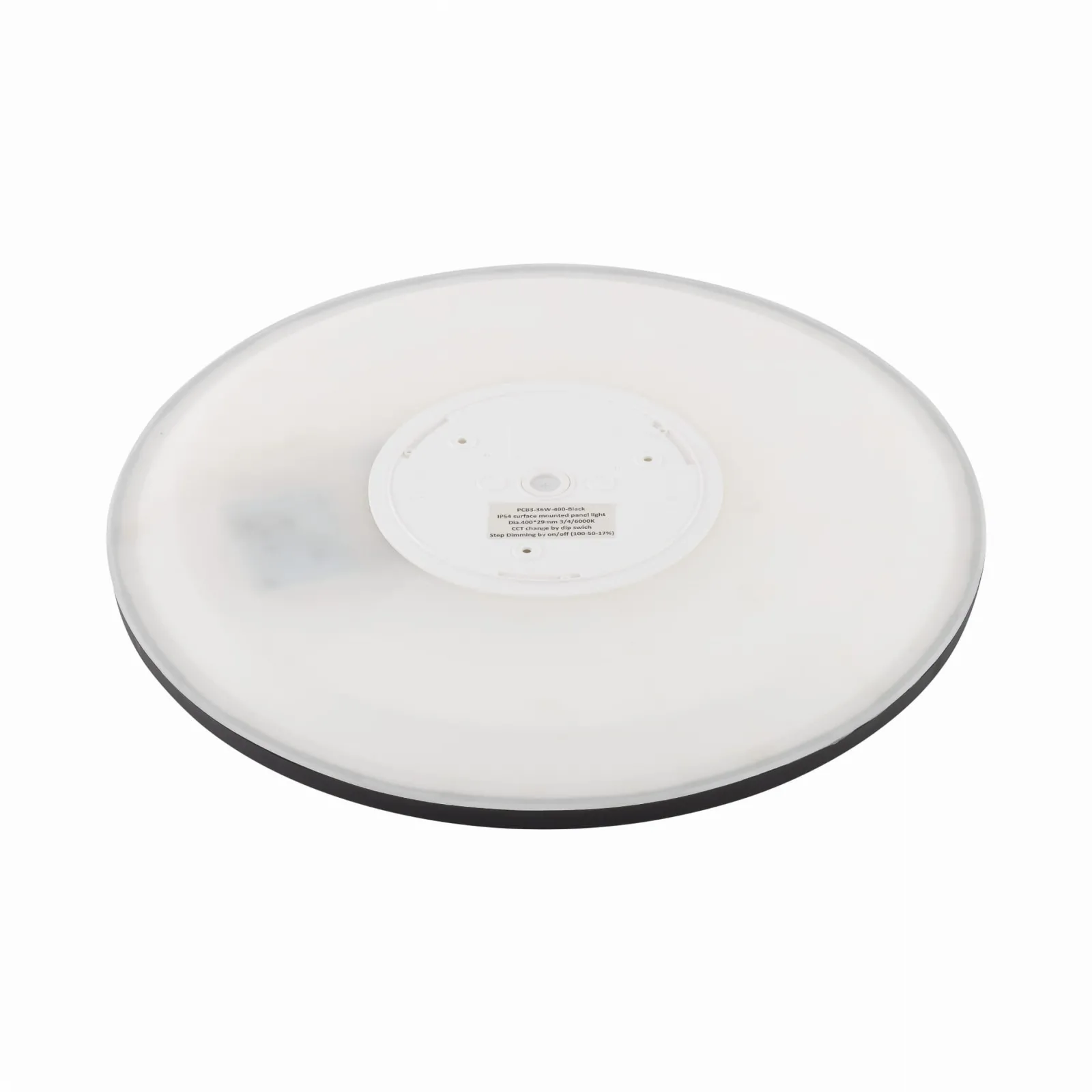 Sklep Kaja Czarno-biały plafon z LED-em, ochrona IP54 TK 6901 z serii AQUA* Plafony Nowoczesne|Lampy Led