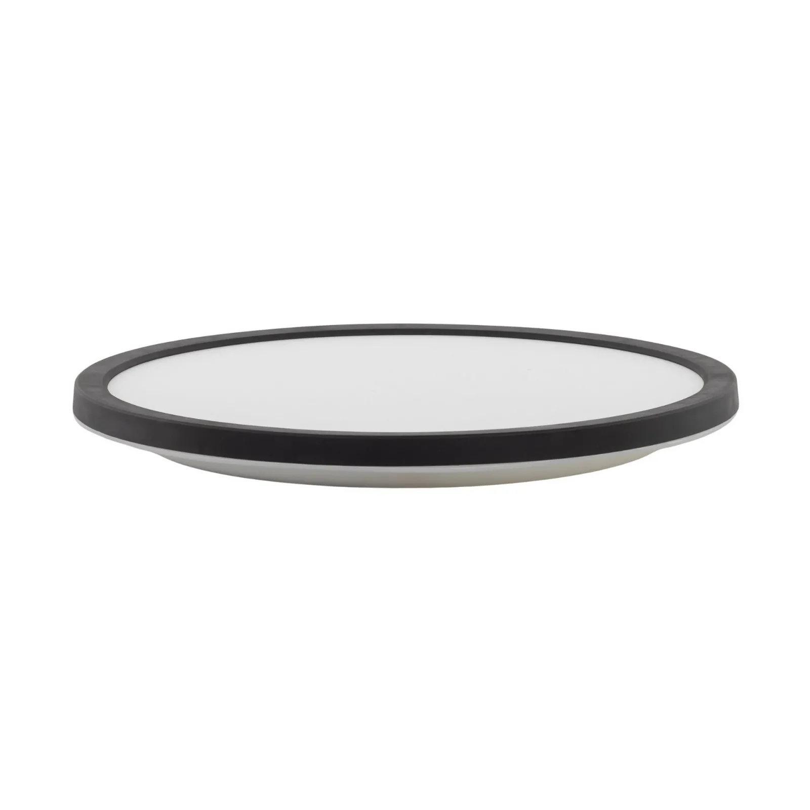 Sklep Kaja Czarno-biały plafon z LED-em, ochrona IP54 TK 6901 z serii AQUA* Plafony Nowoczesne|Lampy Led