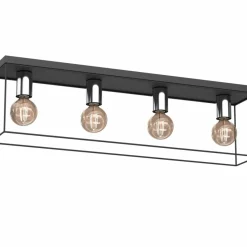 Sklep Kaja Czarno-chromowana lampa sufitowa z drutu LX 8117 HOMEN | Kaja Best Sale