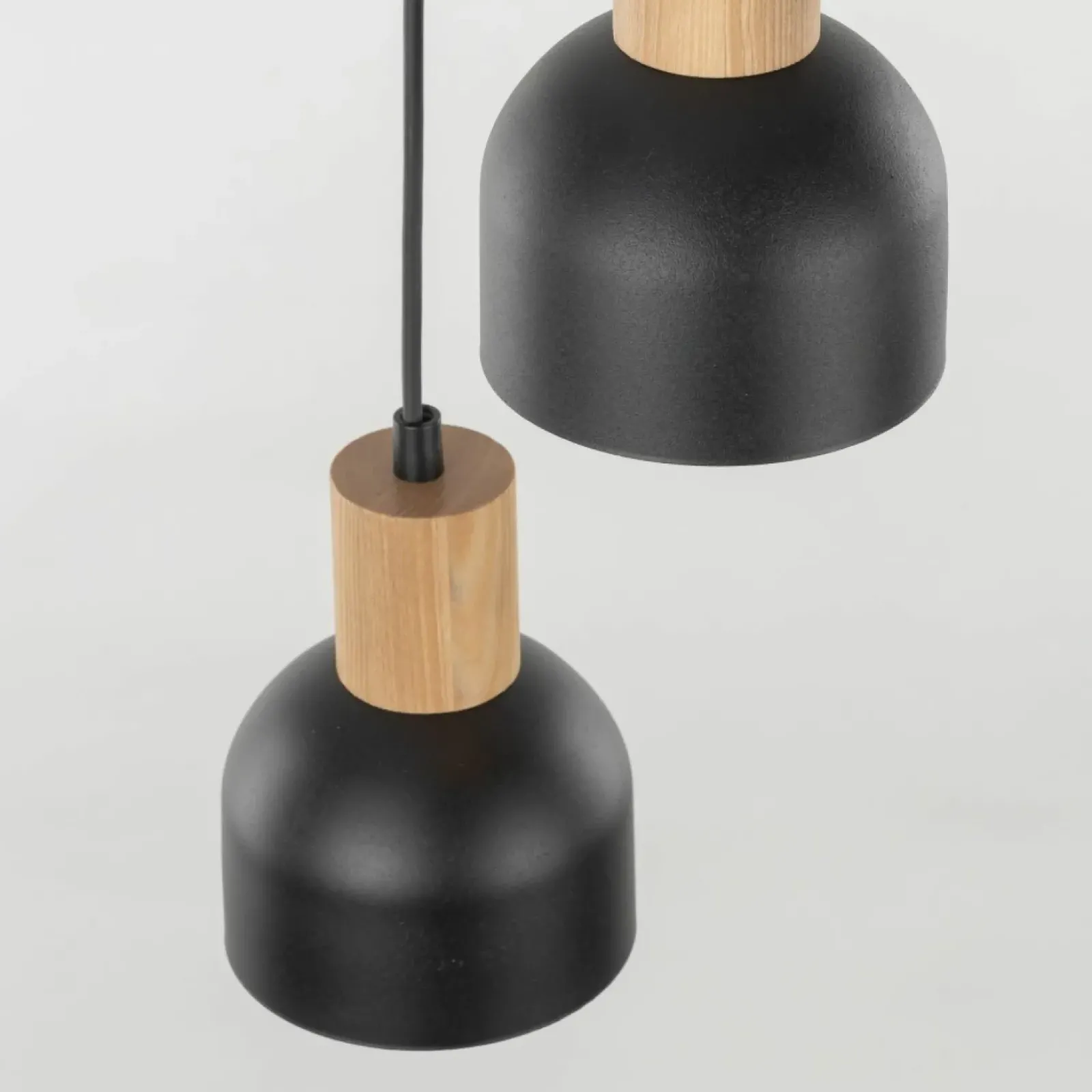 Sklep Kaja Czarno-drewniana lampa wisząca do kuchni TK 4895 CAIRO | Kaja Outlet
