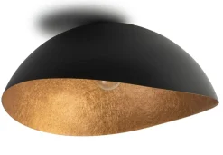 Sklep Kaja Czarno-miedziana lampa sufitowa, duży gwint SIG 40607 z serii SOLARIS Fashion