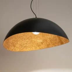 Sklep Kaja Czarno-miedziana lampa sufitowa do jadalni SIG 40609 z serii SOLARIS Outlet