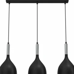 Sklep Kaja Czarno-srebrna lampa wisząca, na trzy żarówki LX 3894 z serii NOAK Sale