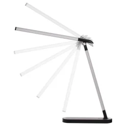 Sklep Kaja Czarno-srebrna, ledowa lampka biurkowa K-MT-206 CZARNY z serii NIKO*Dzieci Lampki Biurkowe|Lampy Led