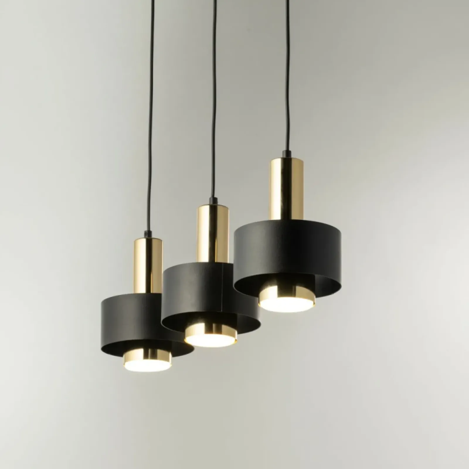 Sklep Kaja Czarno-złota lampa nad stół w salonie SIG 40720 RIF LUX | Kaja Online