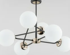 Sklep Kaja Czarno-złota lampa sufitowa o nietypowym designie AL 63099 | Kaja Hot