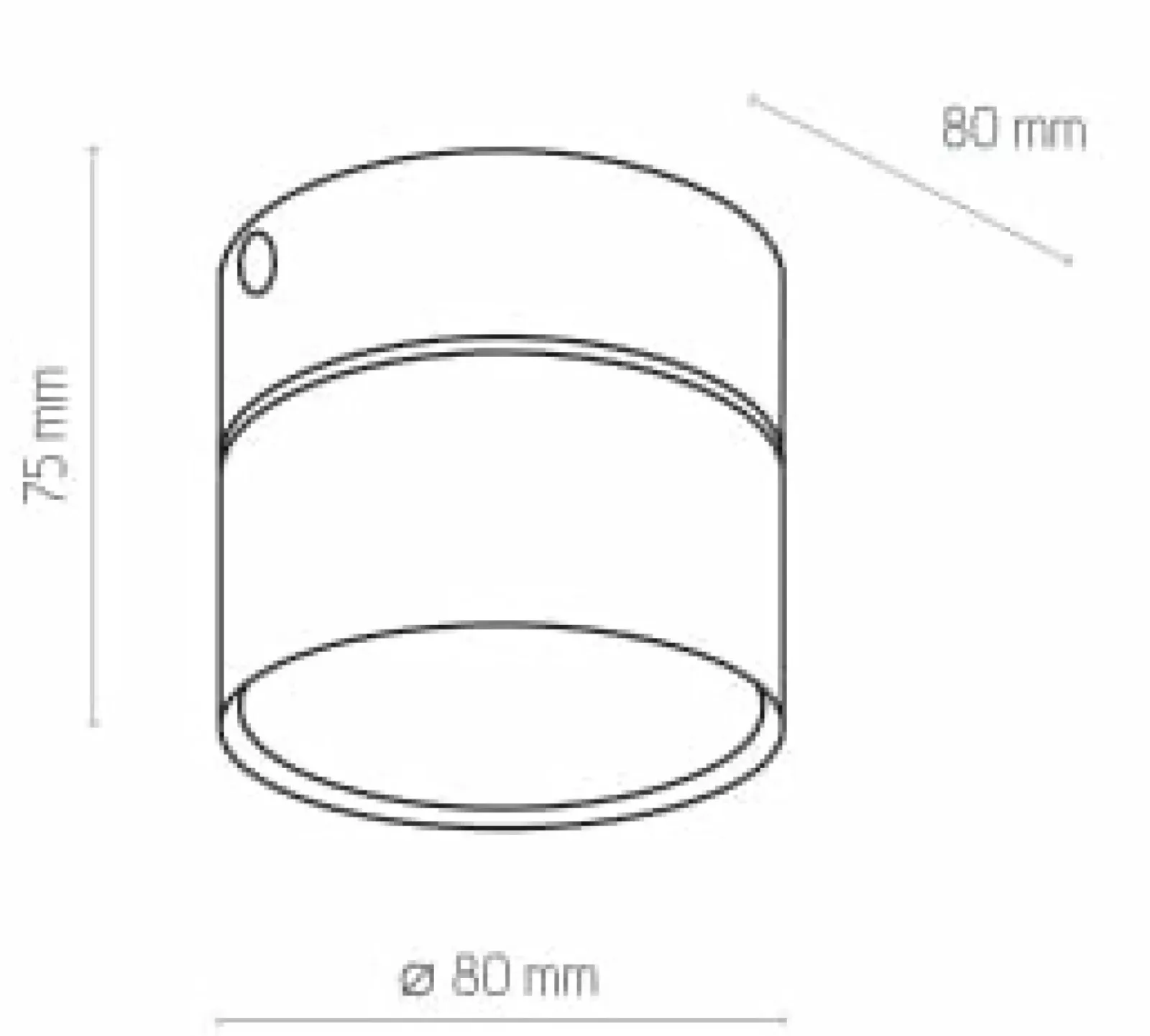 Sklep Kaja Czarno-złota lampa sufitowa tuba TK 6140 SPACE GOLD | Kaja Oświetlenie Sale