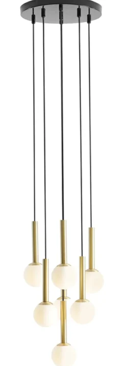 Sklep Kaja Czarno-złota lampa wisząca do stylowego salonu 1103T1 z serii RIU Zadzwońporabattel.783200183(8-16)/mailsklep@kaja.com.pl Fashion