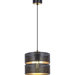Sklep Kaja Czarno-złota lampa wisząca do nowoczesnego salonu K-5500 z serii MALAVI Best