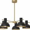 Sklep Kaja Czarno-złota lampa wisząca do salonu LX 4290 ESTATE MINI | Kaja New