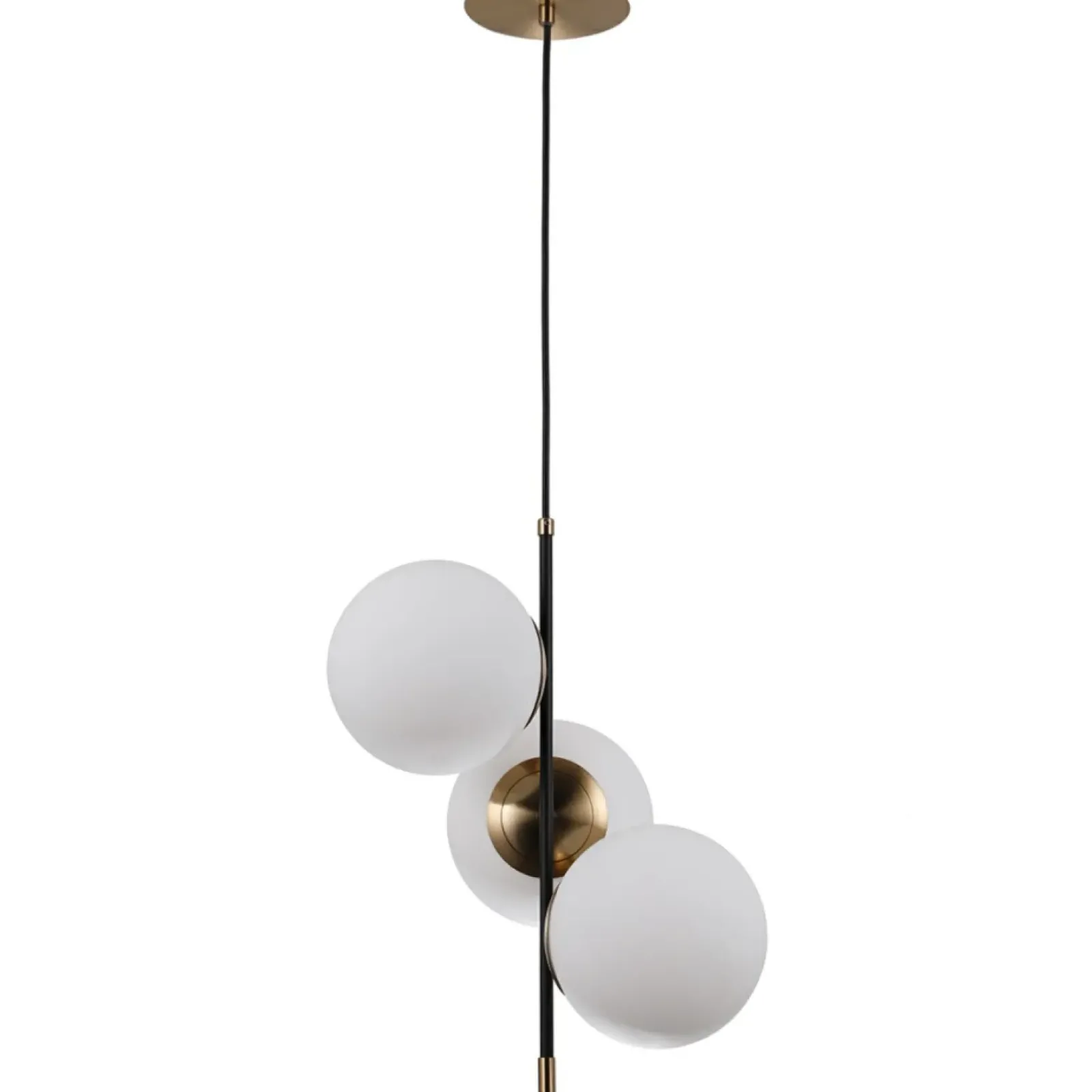 Sklep Kaja Czarno-złota lampa wisząca do kuchni PND-43660-3 STELIA | Kaja Clearance
